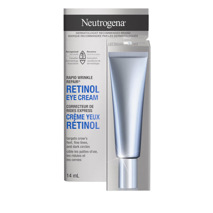 Neutrogena Rapid Wrinkle Repair Regenerating Cream - Retinol Face & Eye Moisturizer - Hyaluronic Acid Serum - 14 mL Neutrogena