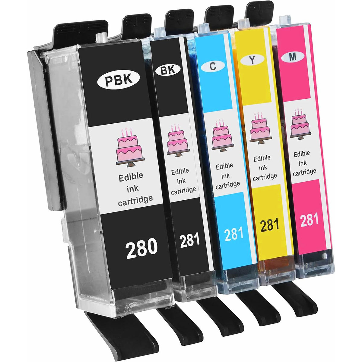 Youtook PGI-280XXL CLI-281XXL Edible Ink Cartridges 5-Pack 🍁 All In One Marketplace Canada