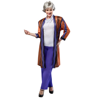 Ensemble de costume Dorothy de Golden Girls pour femmes par Rubies avec perruque, taille M, look d'émission télévisée parfait pour Halloween, les fêtes et plus encore