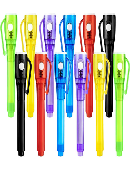Invisible Ink Pens for Kids Party Favors,12pcs Magic Spy Pens with UV Light 🍁 All In One Marketplace Canada
