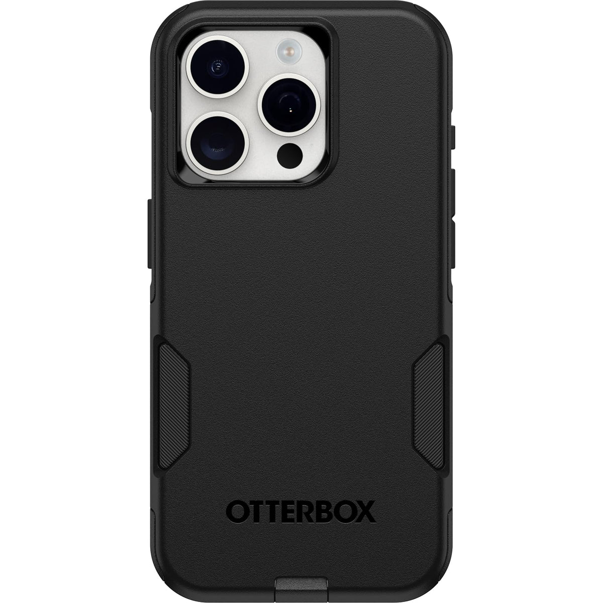 OtterBox iPhone 15 Pro (Only) Commuter Series Case - Black, Slim & Tough, Pocket-Friendly, with Port Protection