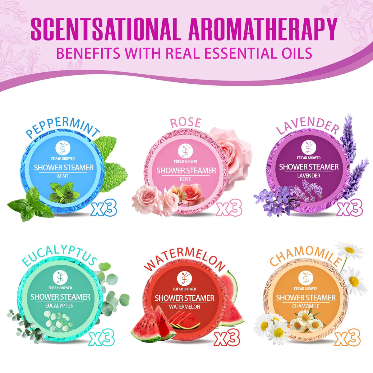 Shower Steamers Aromatherapy for Women & Men - 18 Pack Shower Bombs 🍁 All In One Marketplace Canada