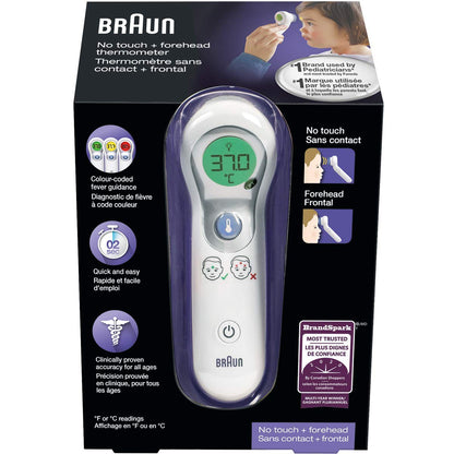 Braun BNT300CA No-Touch and Forehead Thermometer with Colour Coded Display for Baby, Children and Adults, No. 1 Brand Among Pediatricians and Moms 🍁 All In One Marketplace Canada