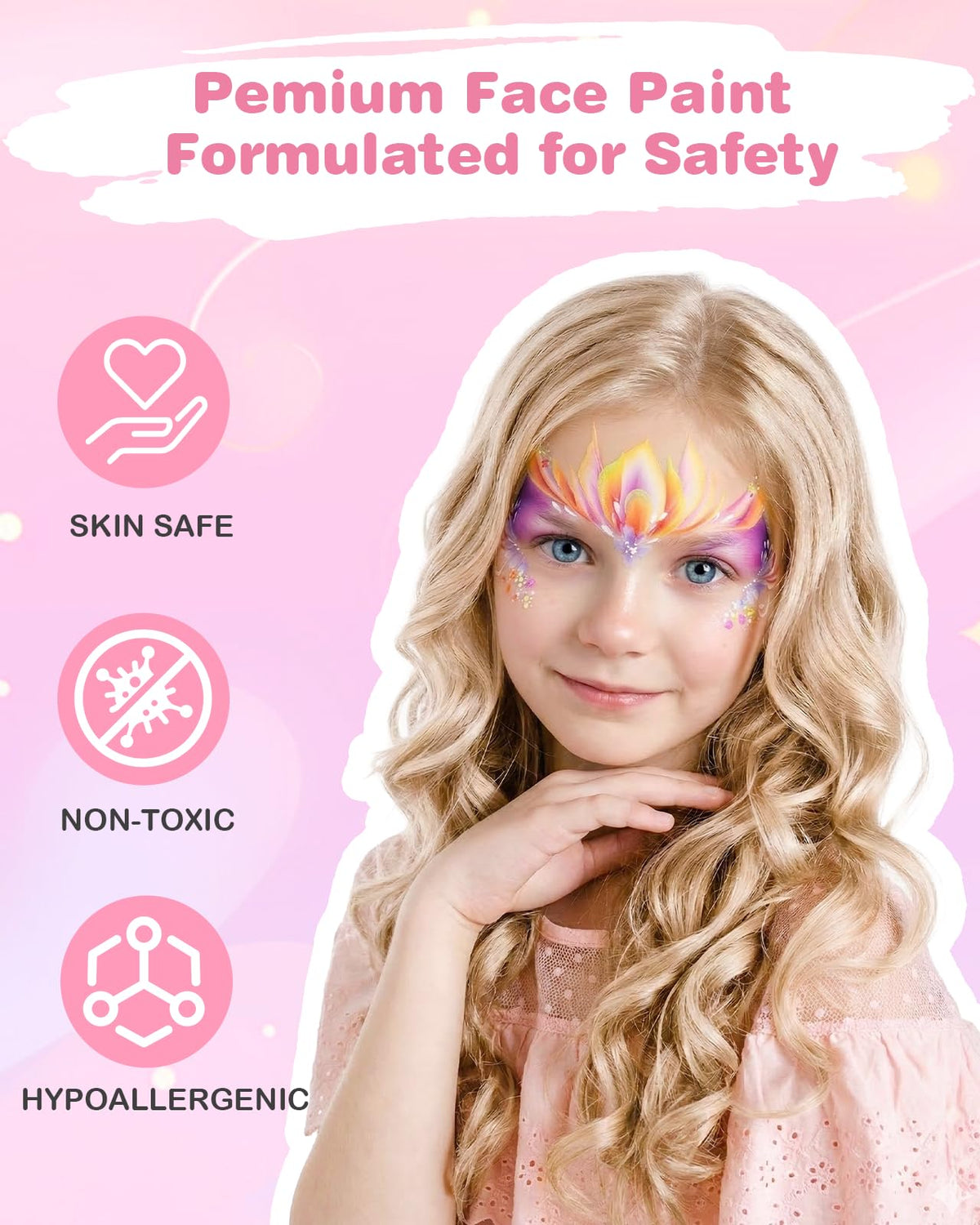Lictin Face Painting Kit for Adults, 12 x 10g Split Cake Face Paint 🍁 All In One Marketplace Canada