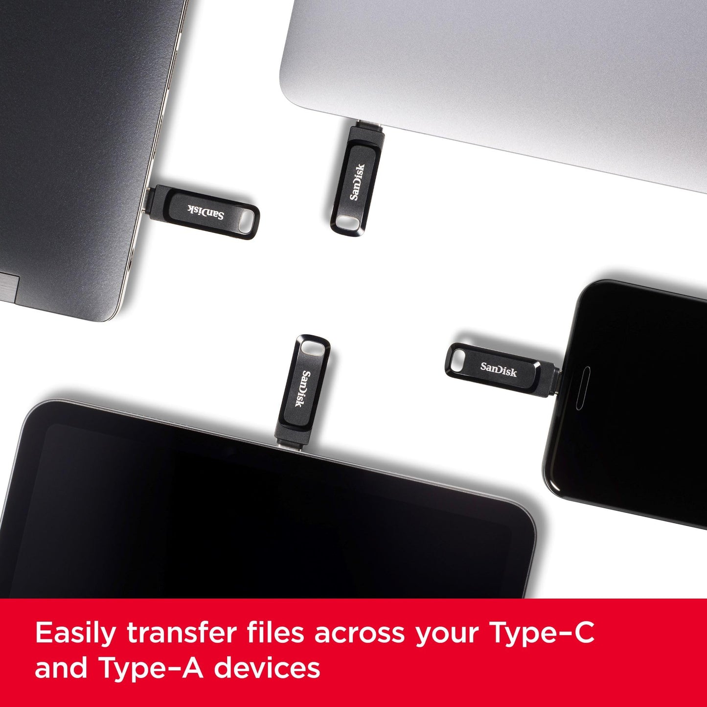 SanDisk 128GB Ultra Dual Drive Go USB Type-C Flash Drive, Black - SDDDC3-128G-G46 🍁 All In One Marketplace Canada
