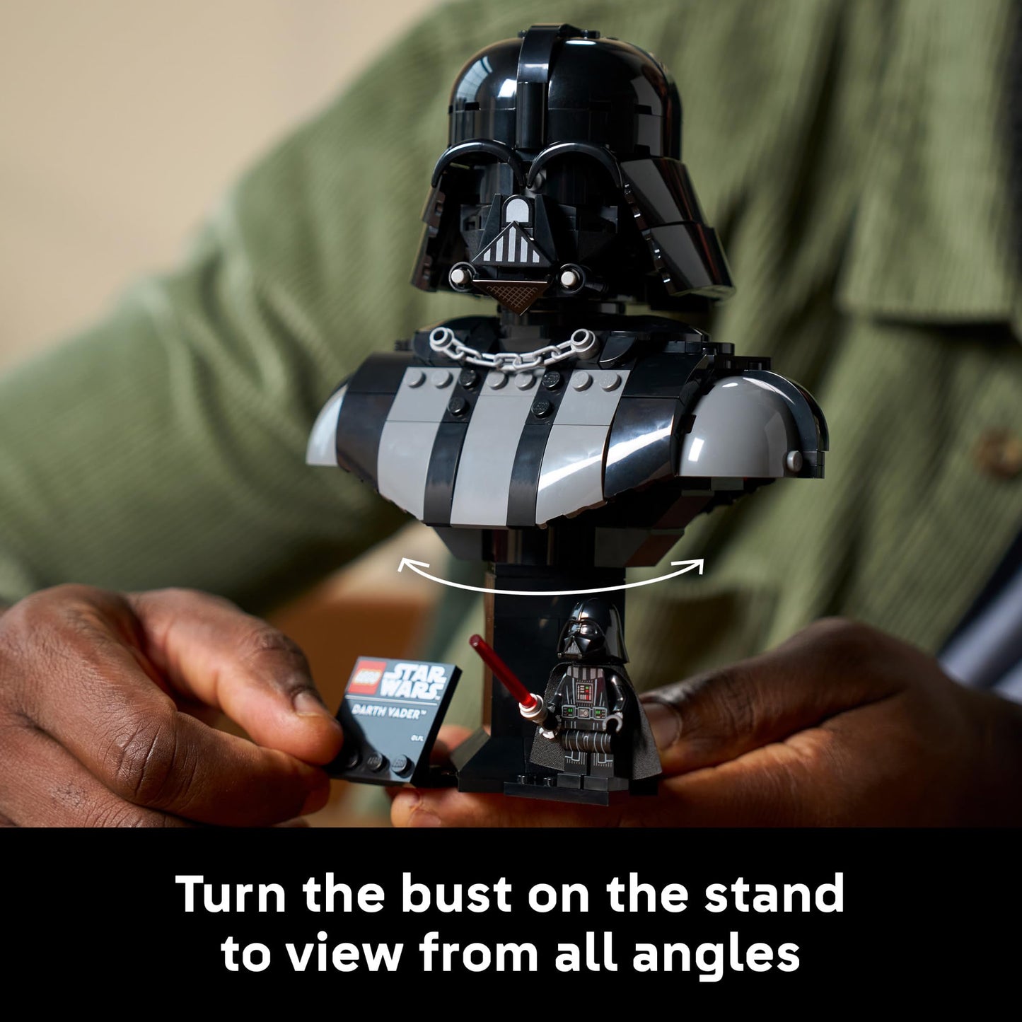 LEGO Star Wars Darth Vader Bust - Collectible Building Set for Adults, Ages 18+ - Star Wars Gift for Men & Women - with Darth Vader Minifigure - Bedroom or Shelf Decor - 75439 LEGO