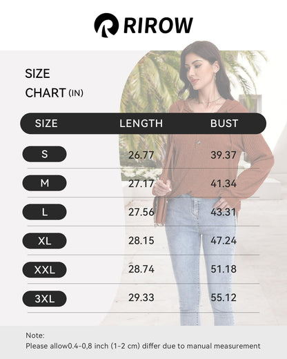 RIROW Womens Tops Long Sleeve Shirt Fuzzy Hoodies Sweater,Mixed Caramel,L 🍁 All In One Marketplace Canada