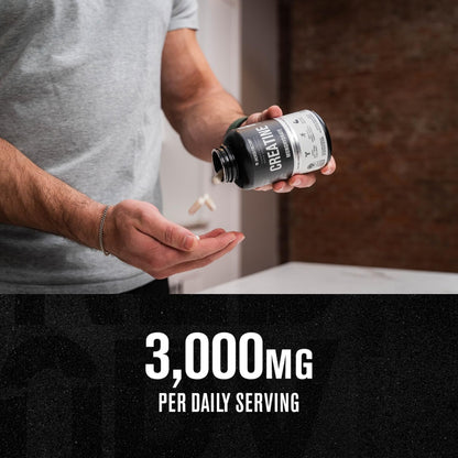Jacked Factory Creatine Monohydrate Capsules - Canadian-Owned Supplement for Muscle Growth, Increased Strength, Enhanced Energy Output, and Improved Athletic Performance - 150 Pills