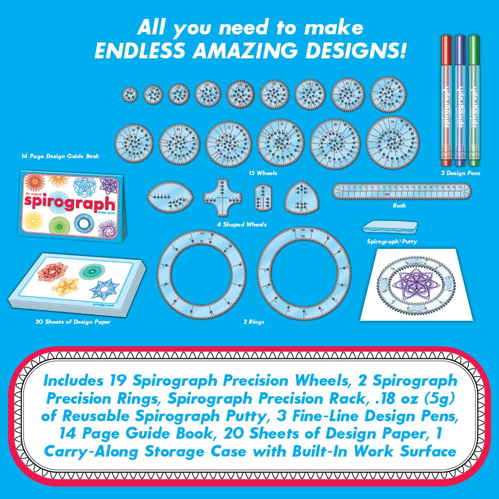 Kahootz Spirograph Deluxe Design Set Spirograph