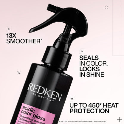 Redken Acidic Color Gloss Heat Protectant Spray, 200mL Redken