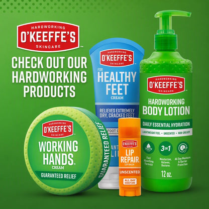 O'Keeffe's Working Hands Night Treatment Hand Cream, Restorative Lotion Works While You Sleep, Deep Conditioning Oils, 7oz/198g Tube, (Pack of 1) - Available at All In One Marketplace Canada