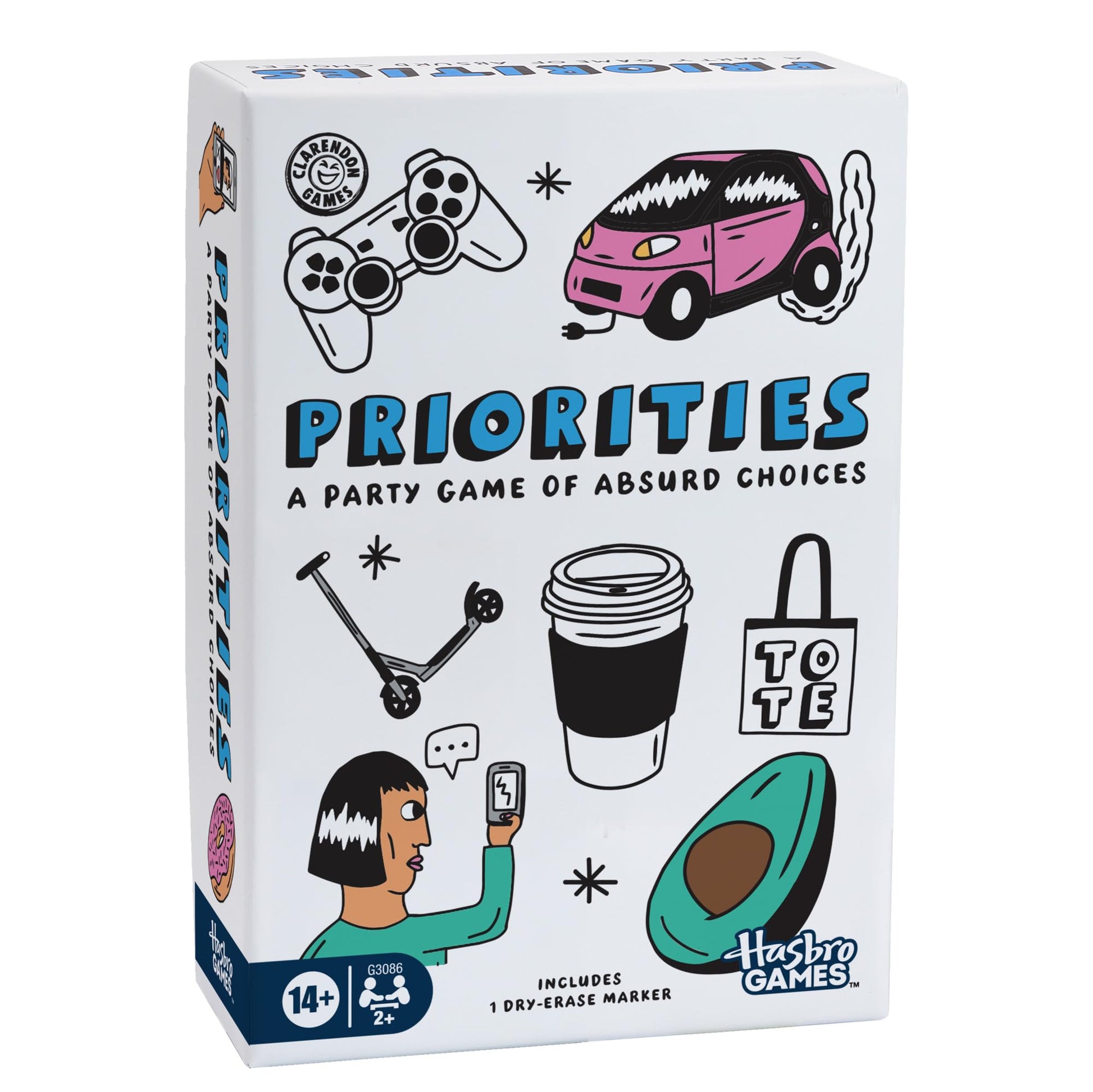 Priorities Game | A Party Game of Absurd Choices | Hilarious Card Games for Adults and Teens | Ages 14+ | 2+ Players | 30 Mins. (English Version) Hasbro Gaming