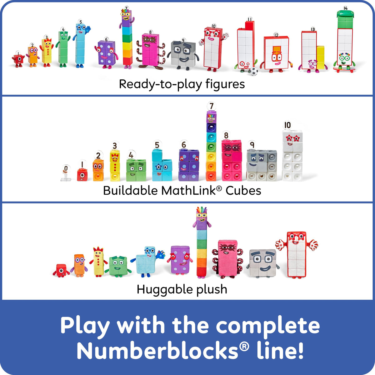 hand2mind Numberblocks Friends Fifteen and Sixteen Figure Set