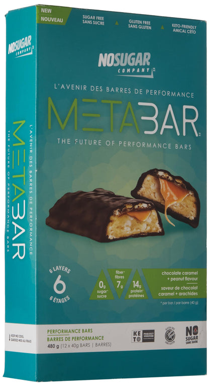 NO SUGAR COMPANY META BAR - 12 Pack (40g Each)