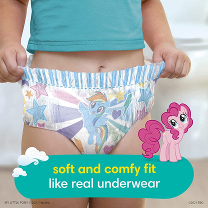 Pampers Easy Ups Training Underwear Girls Size 6 4T5T, 86 Count