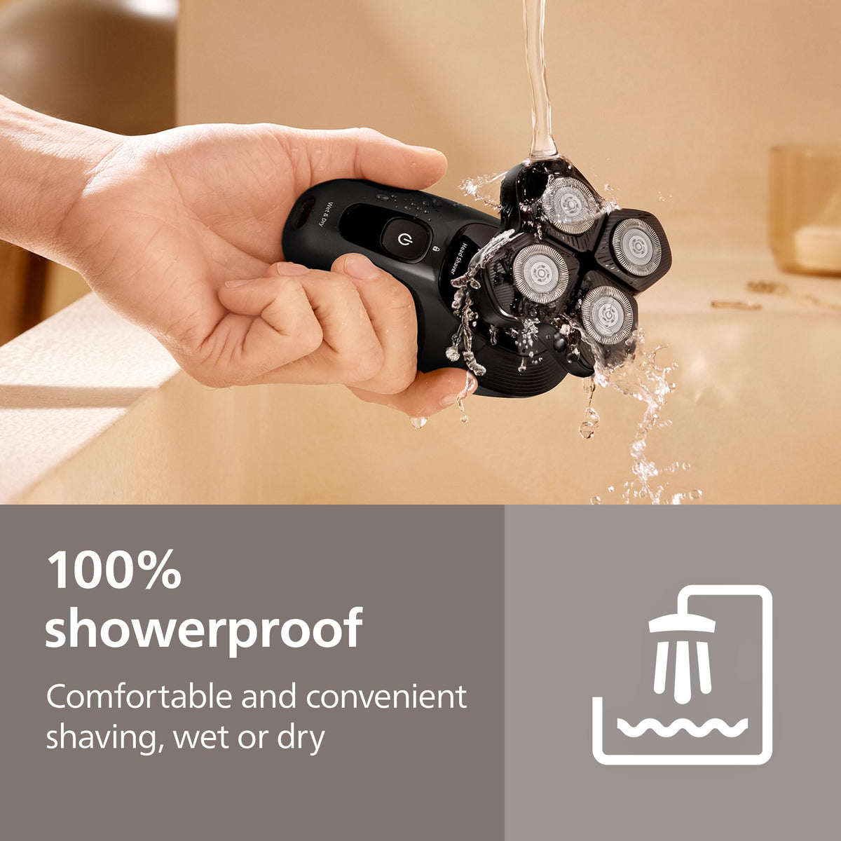 Philips Head Shaver Pro 5000, 360° Flexing Head, ComfortCut Blades