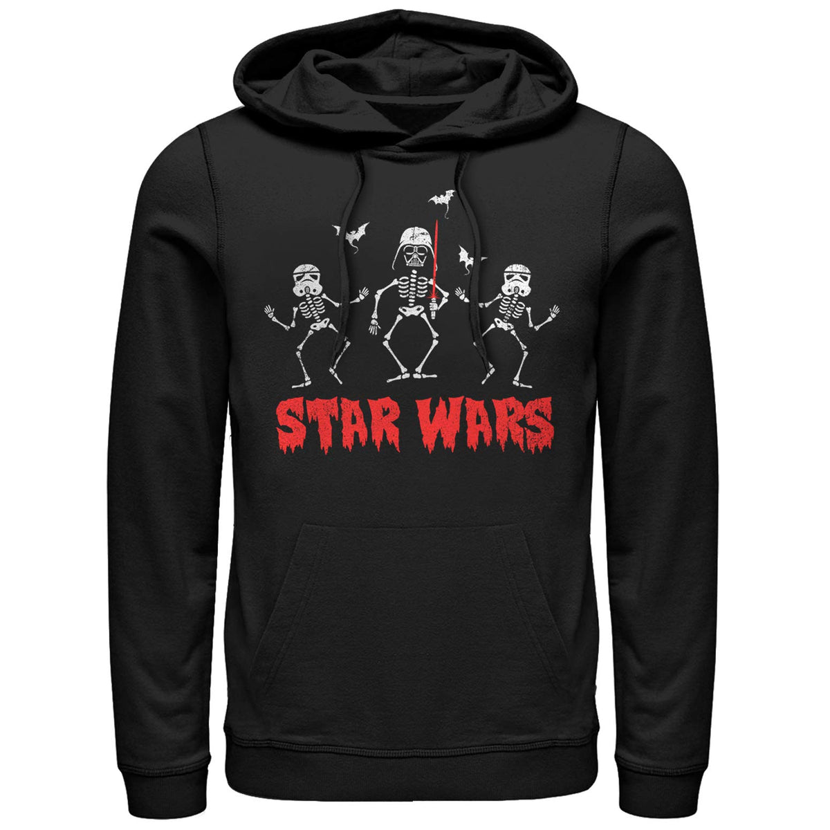 STAR WARS Men's Licensed Halloween Creep Wars Hooded Sweatshirt, Black, Medium