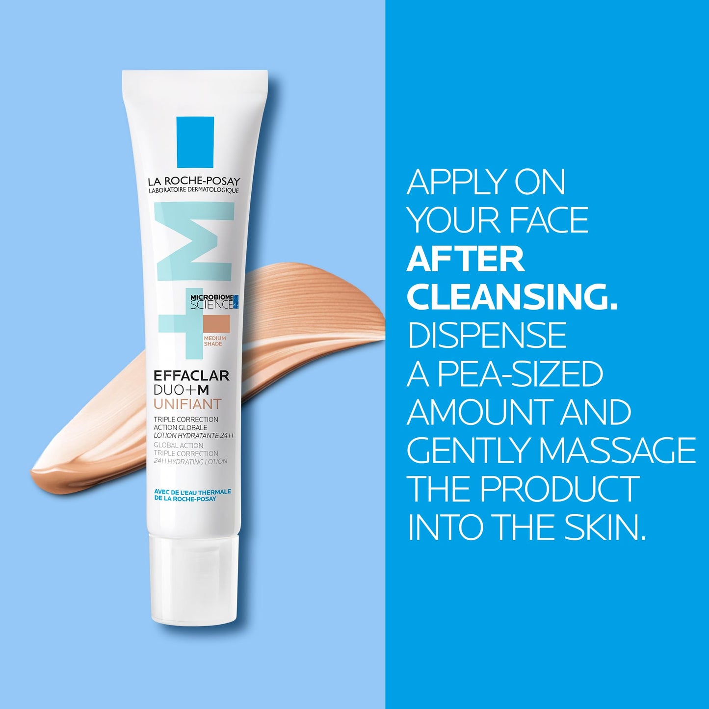 La Roche-Posay Tinted Moisturizer, Effaclar Duo [+] Unifying Tinted Correcting Care for Blemishes and Marks, Suitable for Acne-Prone Skin & Acne Marks, 40ml La Roche-Posay