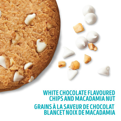 Lenny & Larry's The Complete Cookie – White Chocolate Flavored Macadamia 113g BOX OF 12 – High Protein Snack with 16g Plant Protein – Soft-Baked Low Sugar Cookies High in Fibre, Non-GMO & Vegan 🍁 All In One Marketplace Canada