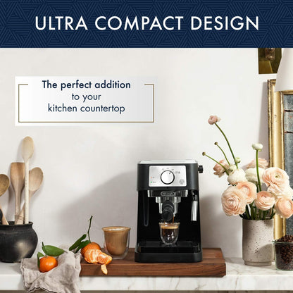 De'Longhi Stilosa Compact Manual Espresso Machine, Milk Frother De'Longhi