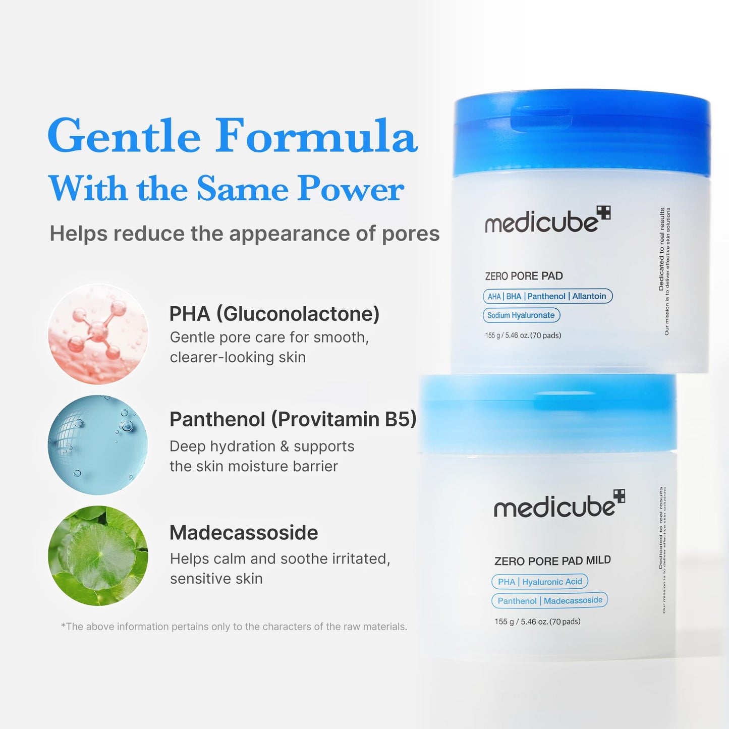 medicube Zero Pore Mild Pad 70 pads - Available at All In One Marketplace Canada