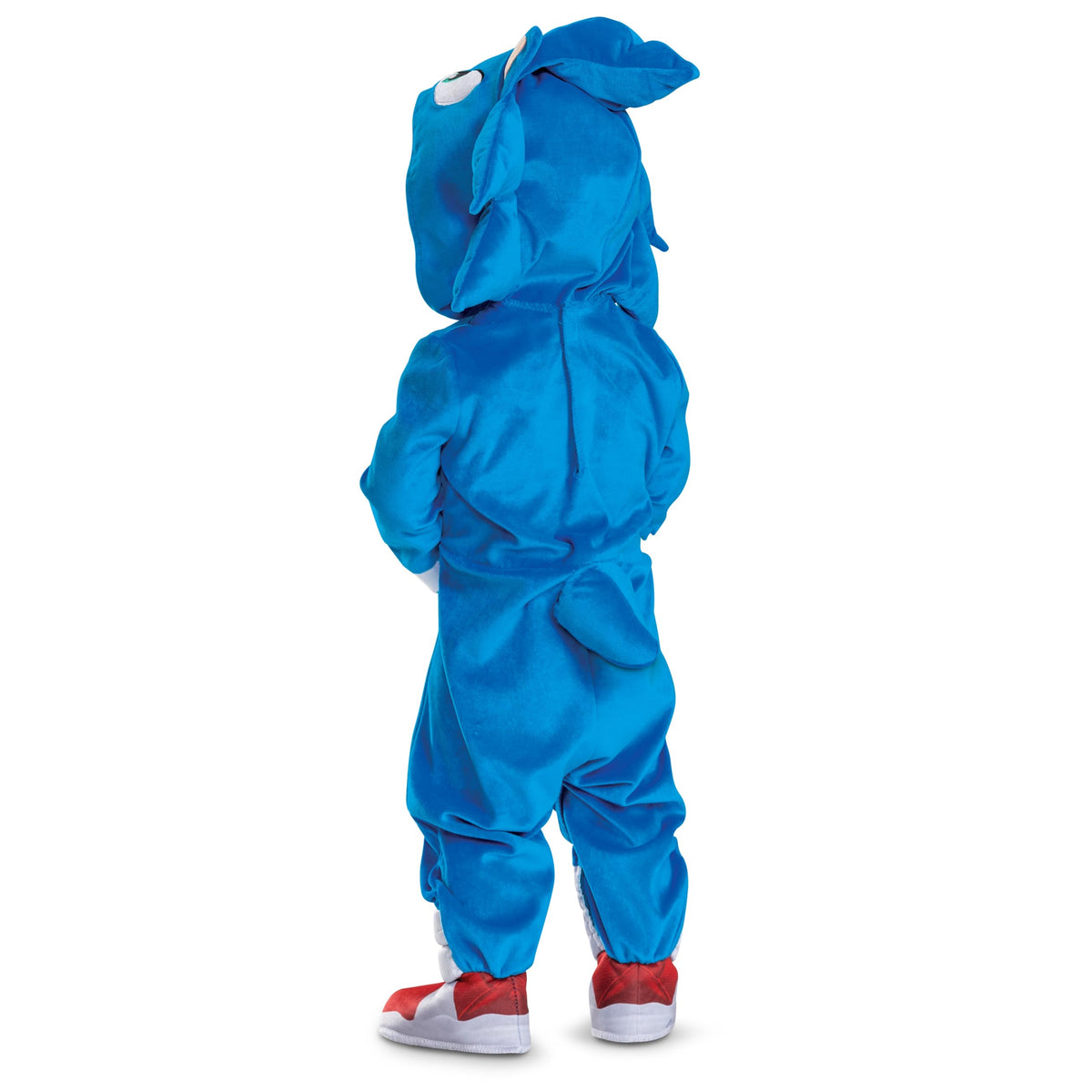 Costume de Sonic pour tout-petits, costume d'Halloween officiel du film Sonic 3 avec queue amovible, taille tout-petit (3T-4T)