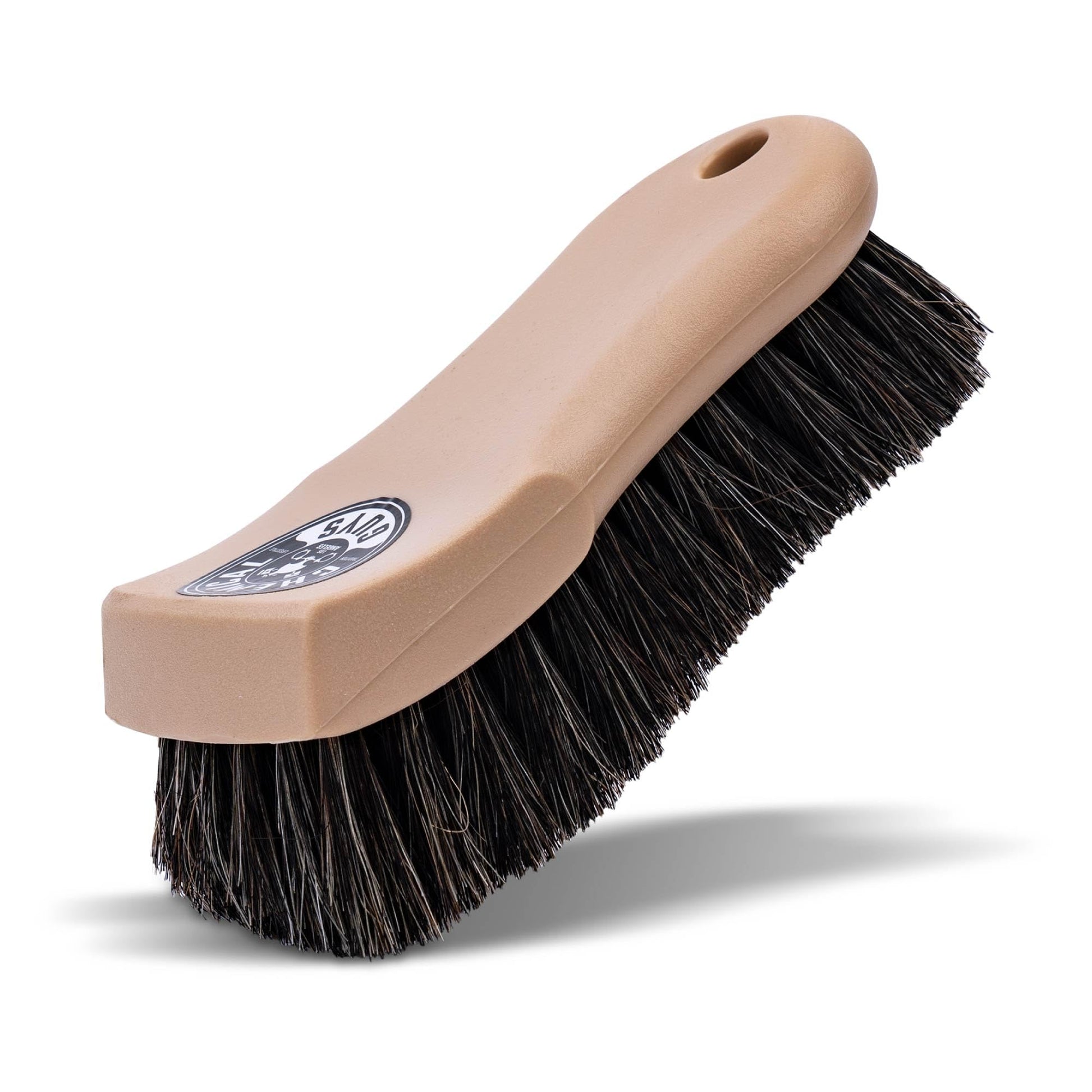Chemical Guys Long Bristle Horse Hair Leather Cleaning Brush for Car Interiors, Furniture, Sneakers, Boots, and More (Works on Natural, Synthetic, Pleather, Faux Leather and More), 1 Pack Chemical Guys