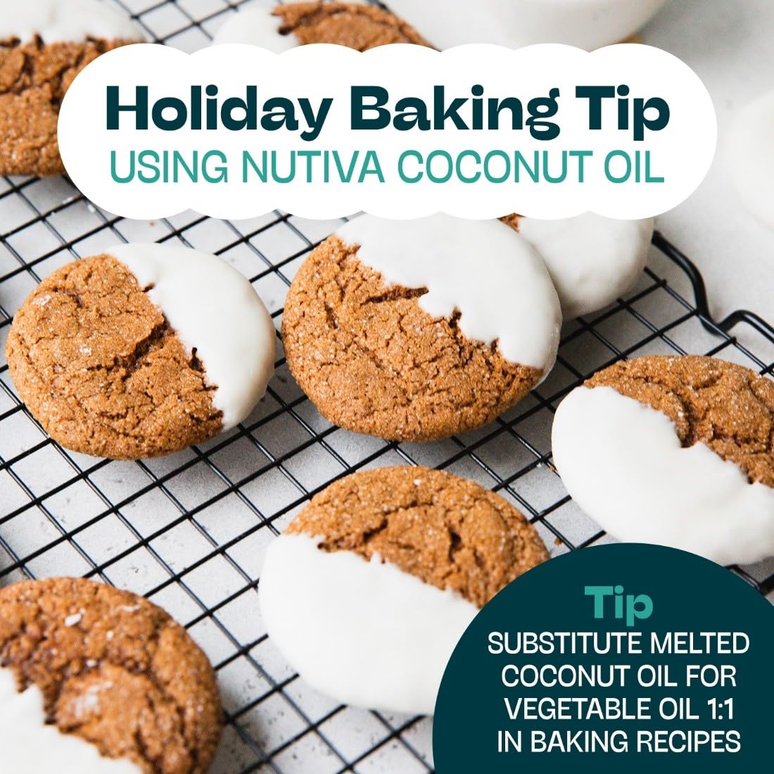 Nutiva Organic Cold-Pressed Virgin Coconut Oil, 1.6 L | Organic, Non-GMO, Fair Trade | Vegan, Keto, Paleo | Fresh Coconut Flavor and Aroma for Cooking & Healthy Skin and Hair
