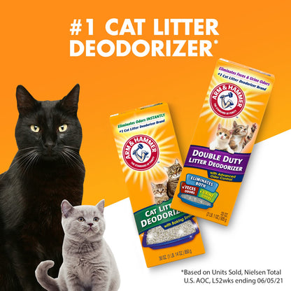 ARM & Hammer Cat Litter Deodorizer Double Duty, 20 oz, 6 Pack Arm & Hammer