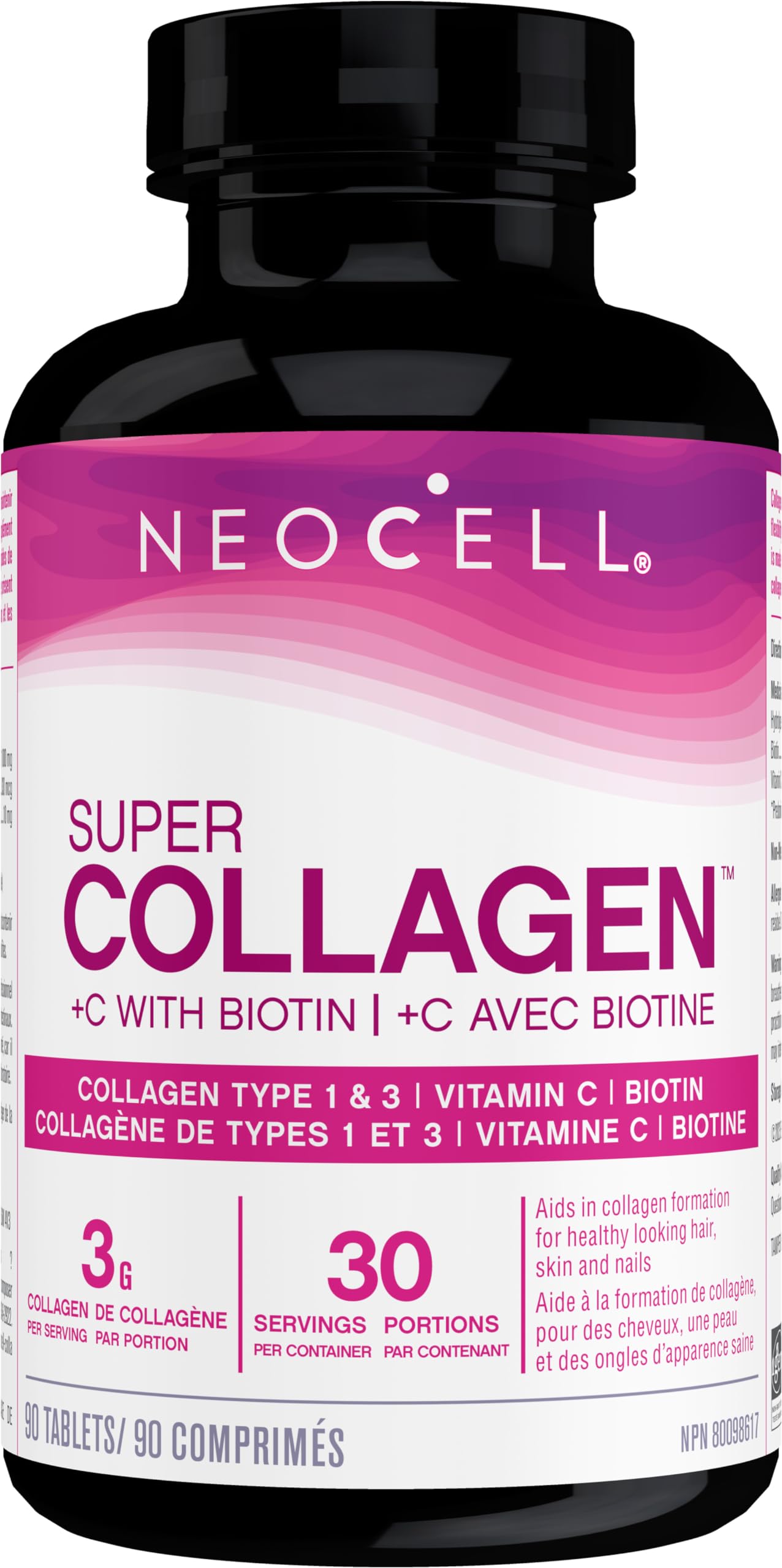 NeoCell Super Collagen Vitamin C and Biotin | 90 Tablets 🍁 All In One Marketplace Canada Neocell