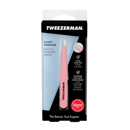 Tweezerman Exclusive Dusty Rose Slant Tweezer - Hair Removal Tweezers, Stainless Steel 🍁 All In One Marketplace Canada