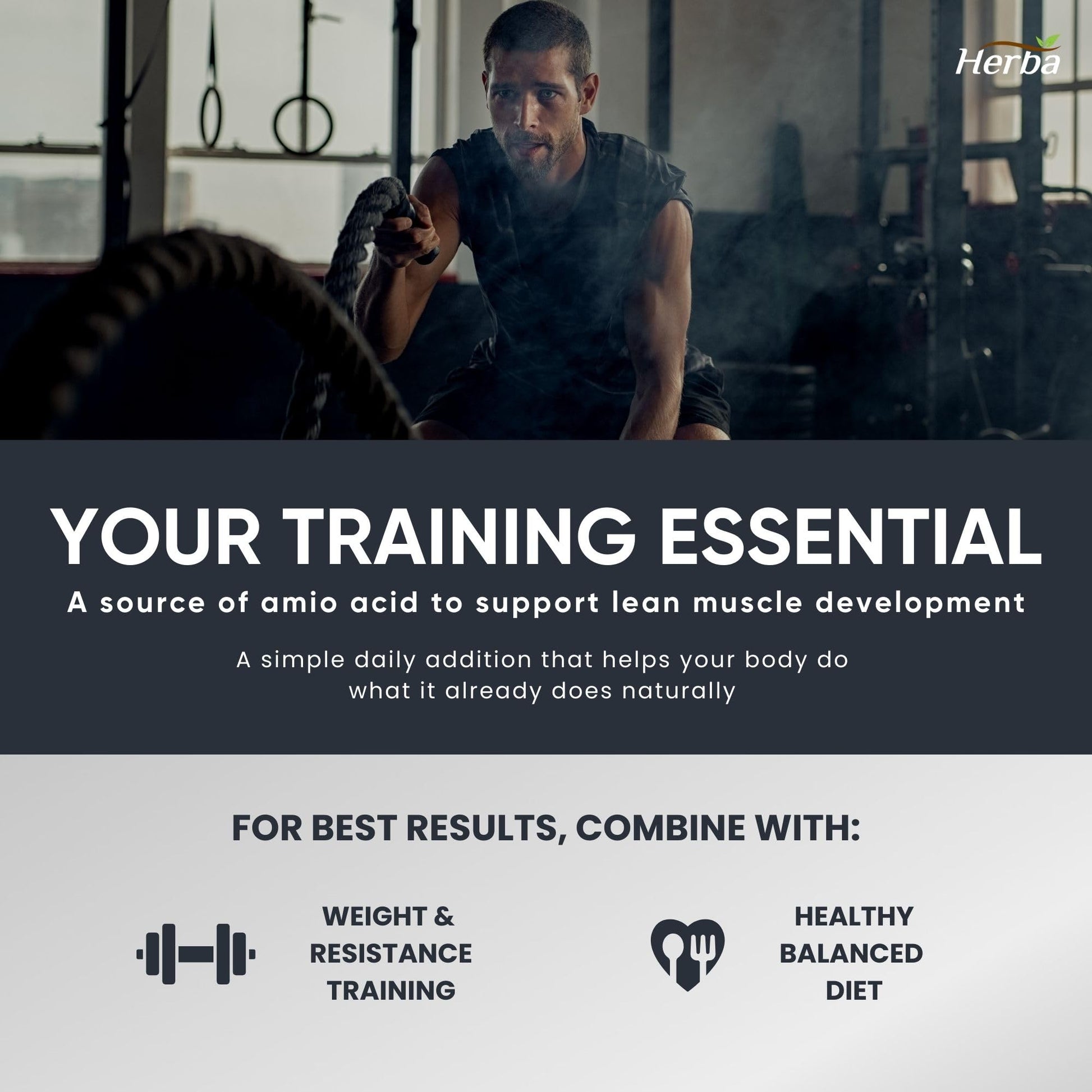 Herba L-Citrulline Capsules 750mg – 180 Capsules | 3,000mg Per Serving | Ultra Pure >98% | L Citrulline Nitric Oxide Supplement | Made & 3rd Party Tested in Canada - Available at All In One Marketplace Canada
