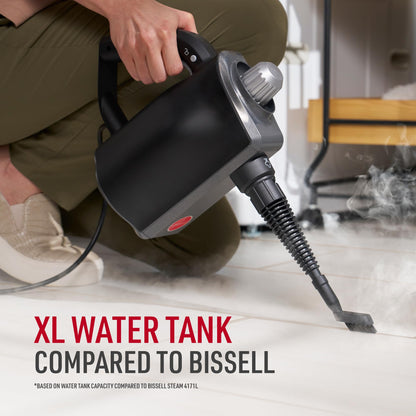 Hoover Portable Handheld Steam Cleaner, 10-in-1 Pressurized Steamer for Grout, Tile, Upholstery, Car Detailing, Kitchen & Bathroom | Chemical-Free, XL Spill-Proof Tank | WH25000CA - Available at All In One Marketplace Canada