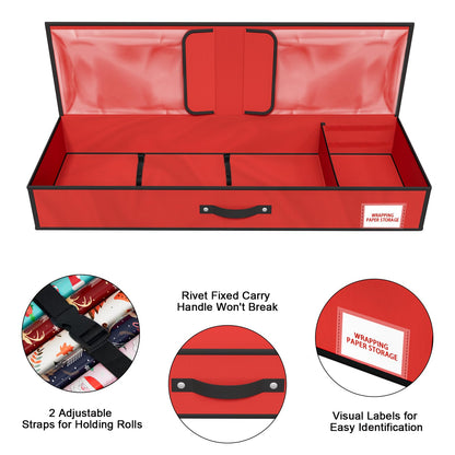 KYEVIS Wrapping Paper Storage Container, Under Bed Gift Wrap Organizer 🍁 All In One Marketplace Canada