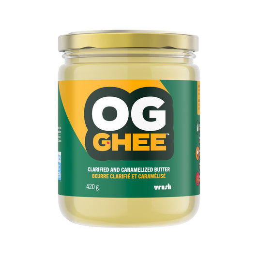 OG GHEE Clarified Butter – 420g | Grass-Fed Canadian Dairy, Caramelized Flavor, Keto & Paleo Friendly