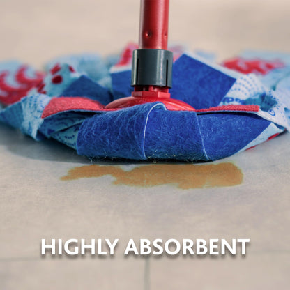 Vileda Super Twist 3-Action XL Mop and Bucket System with 1 Extra Refill | String Mops | Perfect Mop for Floors| Machine Washable Mop Head| Easy Wringing Vileda