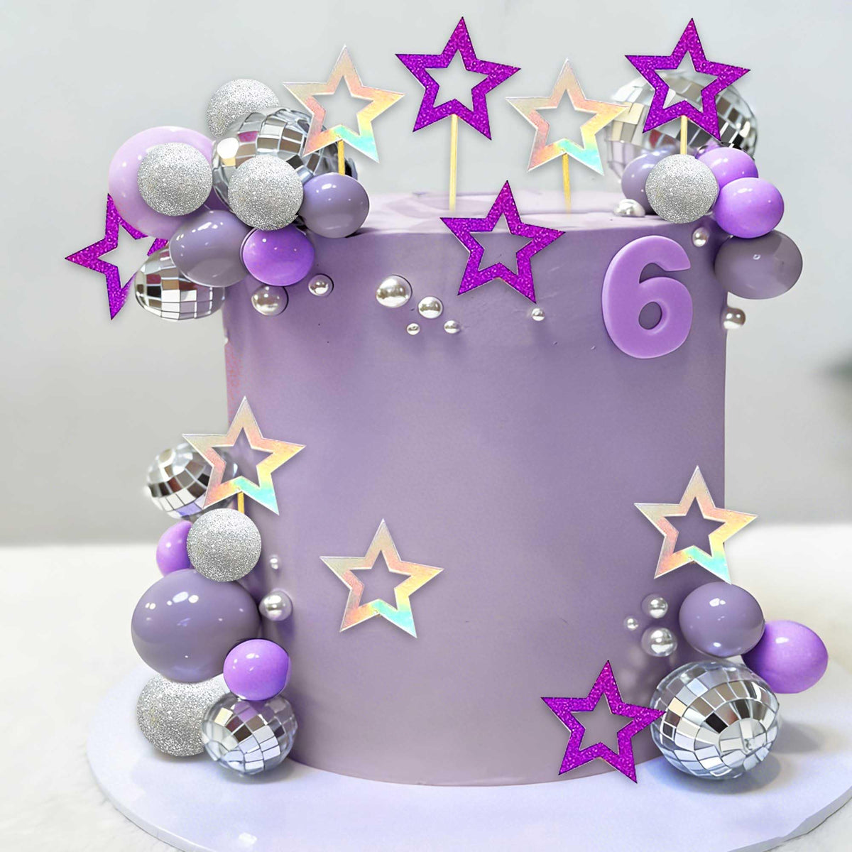 LaVenty Purple Disco Balls Cake Topper Pop Music Hunters Party Supplies 🍁 All In One Marketplace Canada