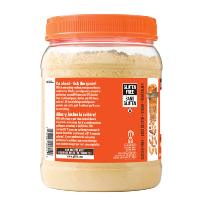 PBfit Powdered Peanut Butter - 87% Less Fat, 4g Protein Per Serving, Gluten Free - 850g (30 oz)