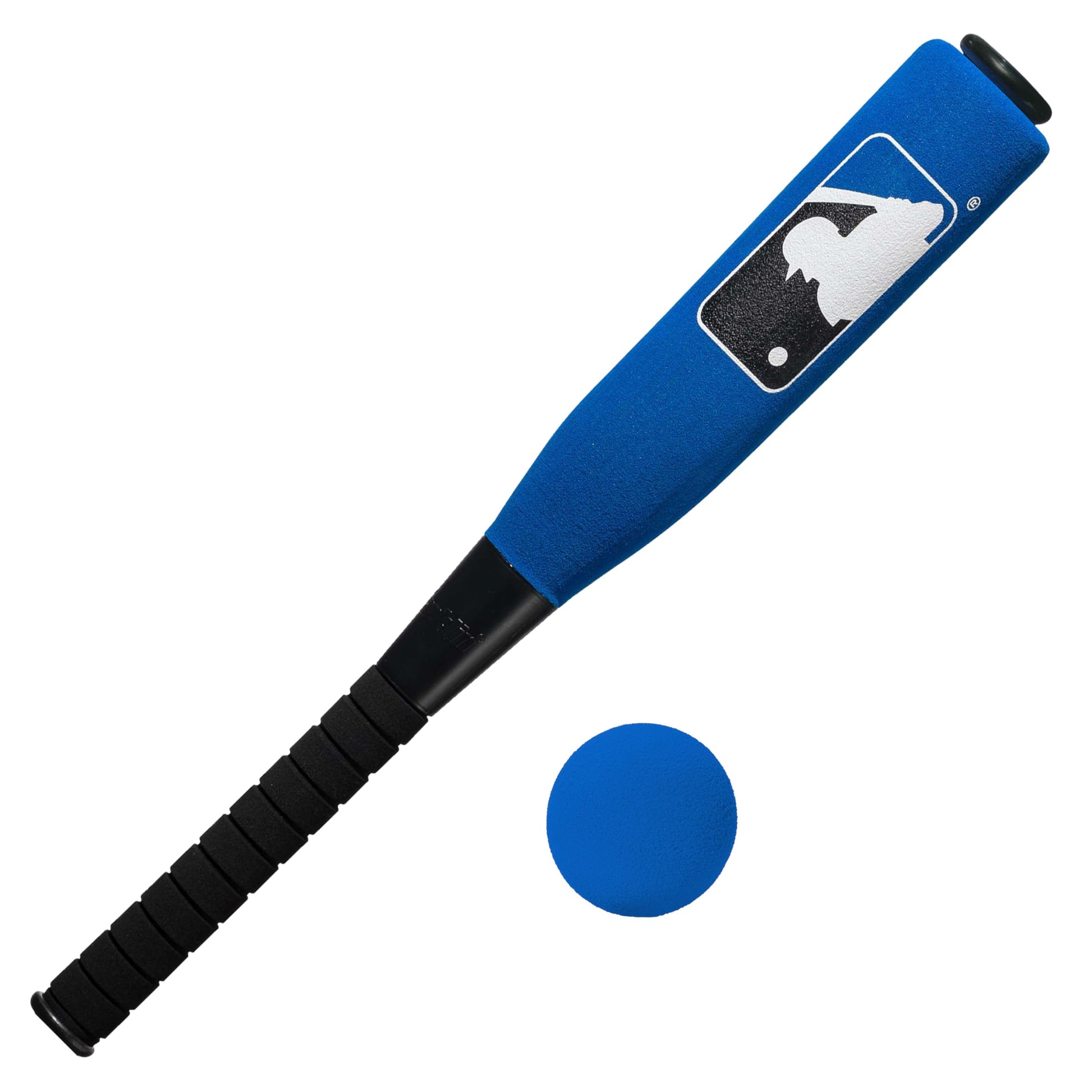 Franklin Sports MLB Kids Foam Baseball Bat + Ball Set - Jumbo Oversize Toy Bat + Foam Ball for Kids + Toddlers - Blue - 24" Franklin Sports
