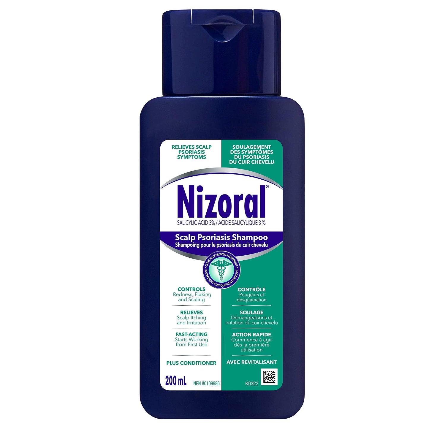 Nizoral Scalp Psoriasis Shampoo - Maximum Strength 200ml - Available at All In One Marketplace Canada