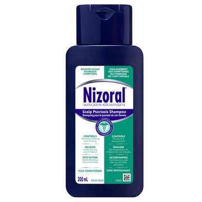 Nizoral Scalp Psoriasis Shampoo - Maximum Strength 200ml - Available at All In One Marketplace Canada