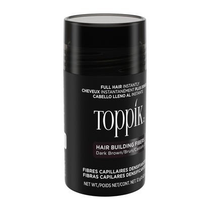 TOPPIK Hair Building Fibers,12 g, Fill In Fine or Thinning Hair, Instantly Thicker Looking, Multiple Shades for Men & Women