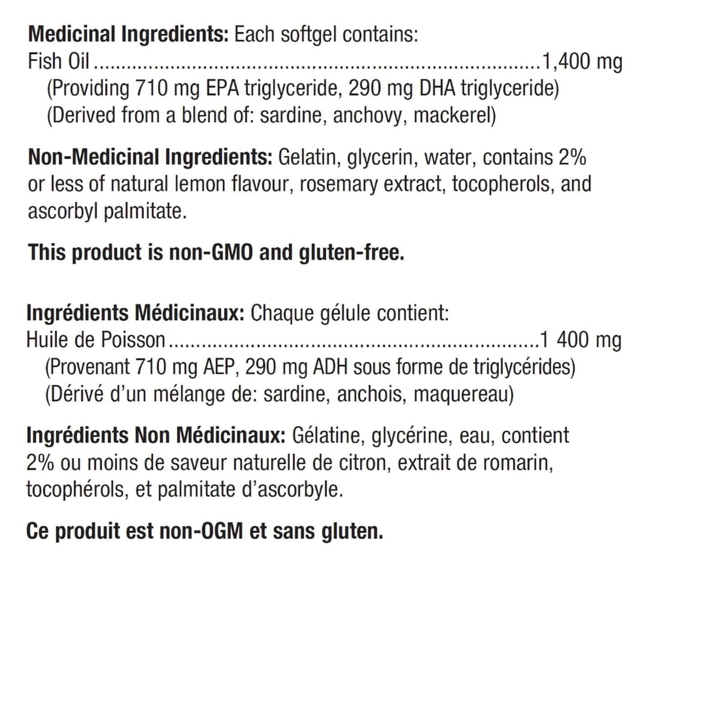 Metagenics OmegaGenics EPA-DHA 1000 mg - High Potency Omega-3 Fish Oil Supplement for Heart, Brain & Joint Health* - Sustainably Sourced - 60 Softgels - Available at All In One Marketplace Canada