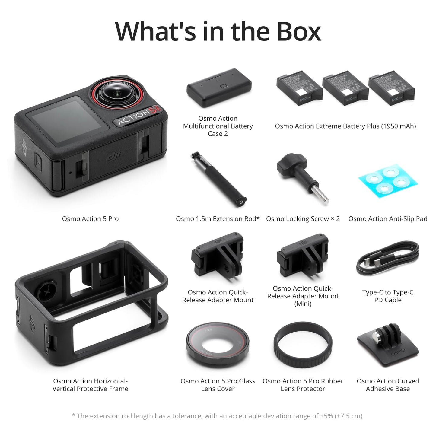 DJI Osmo Action 5 Pro Adventure Combo, 4K Action Camera for Travel and Vlog 🍁 All In One Marketplace Canada
