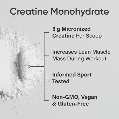 Sports Research® Creatine Monohydrate - Pure Micronized Creatine Monohydrate Powder - Improves strength, power, and performance for Women and Men | Non-GMO 100 Servings
