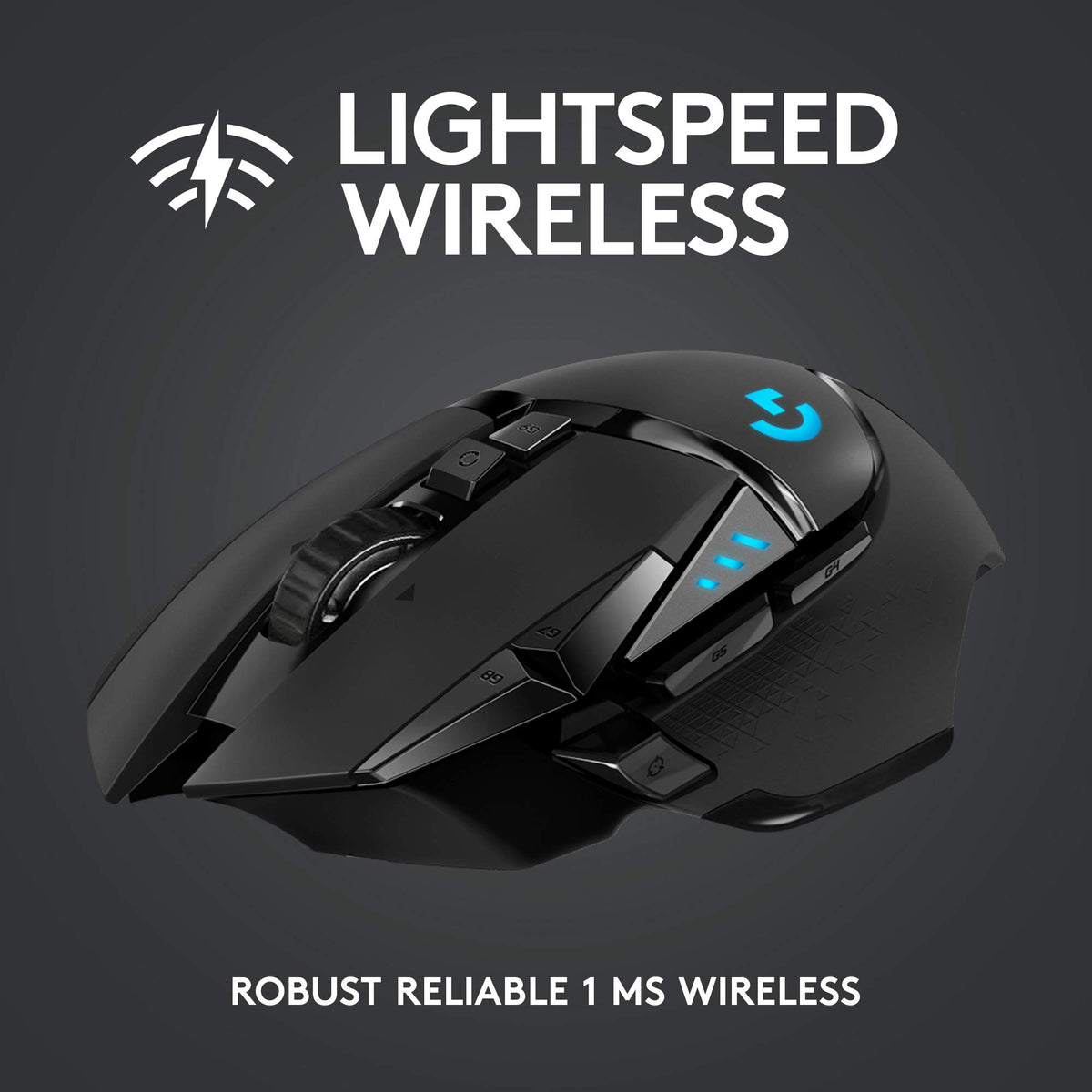 Logitech G502 Lightspeed Wireless Gaming Mouse - Black