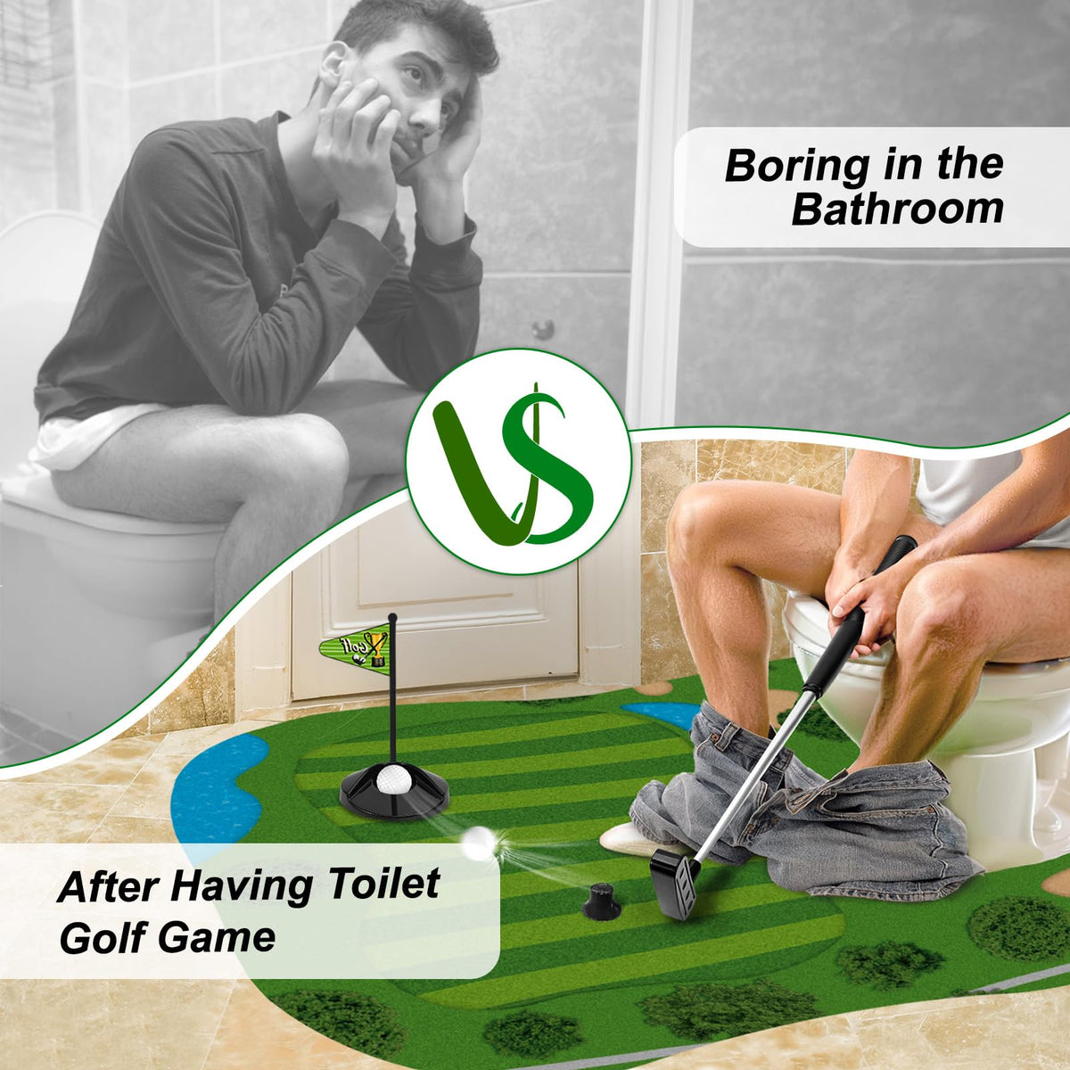 Stocking Stuffers for Men Toilet Golf, White Elephant Gifts for Adults 🍁 All In One Marketplace Canada