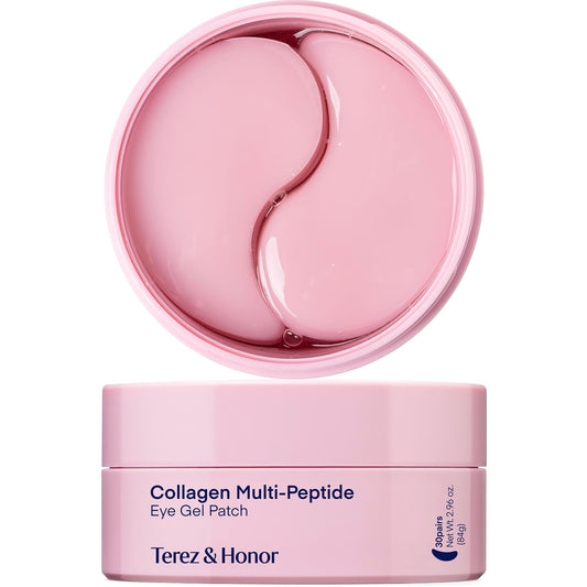 Under Eye Patches Korean Skincare: Peptide Collagen Gel Eye Mask for Puffy Eyes Dark Circles Wrinkles Undereye Bags Fine Lines & Smile Lines - Deep Hydrating & Firming Eye Pad - Cruelty-Free, 30 Pairs - Available at All In One Marketplace Canada