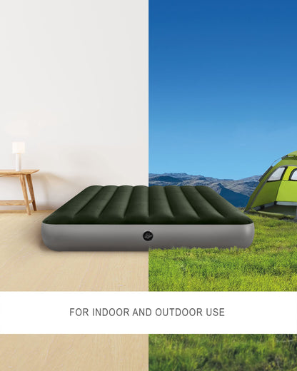 INTEX 64778E Dura-Beam Standard Prestige Air Mattress: Fiber-Tech – Full Size – 10in Bed Height – 600lb Weight Capacity – Pump Included 🍁 All In One Marketplace Canada