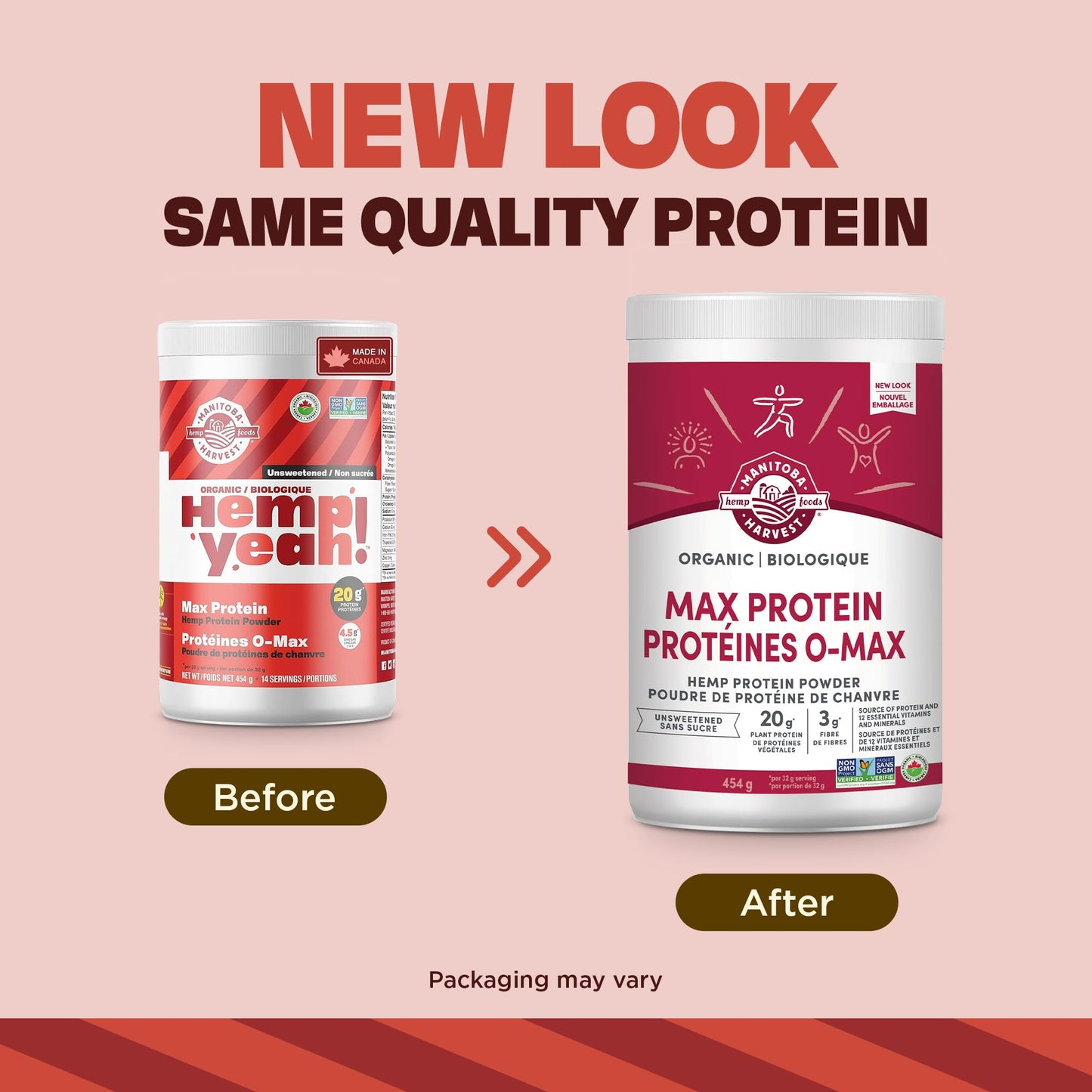 Manitoba Harvest Organic Max Protein Powder, Unsweetened, 454 g Manitoba Harvest